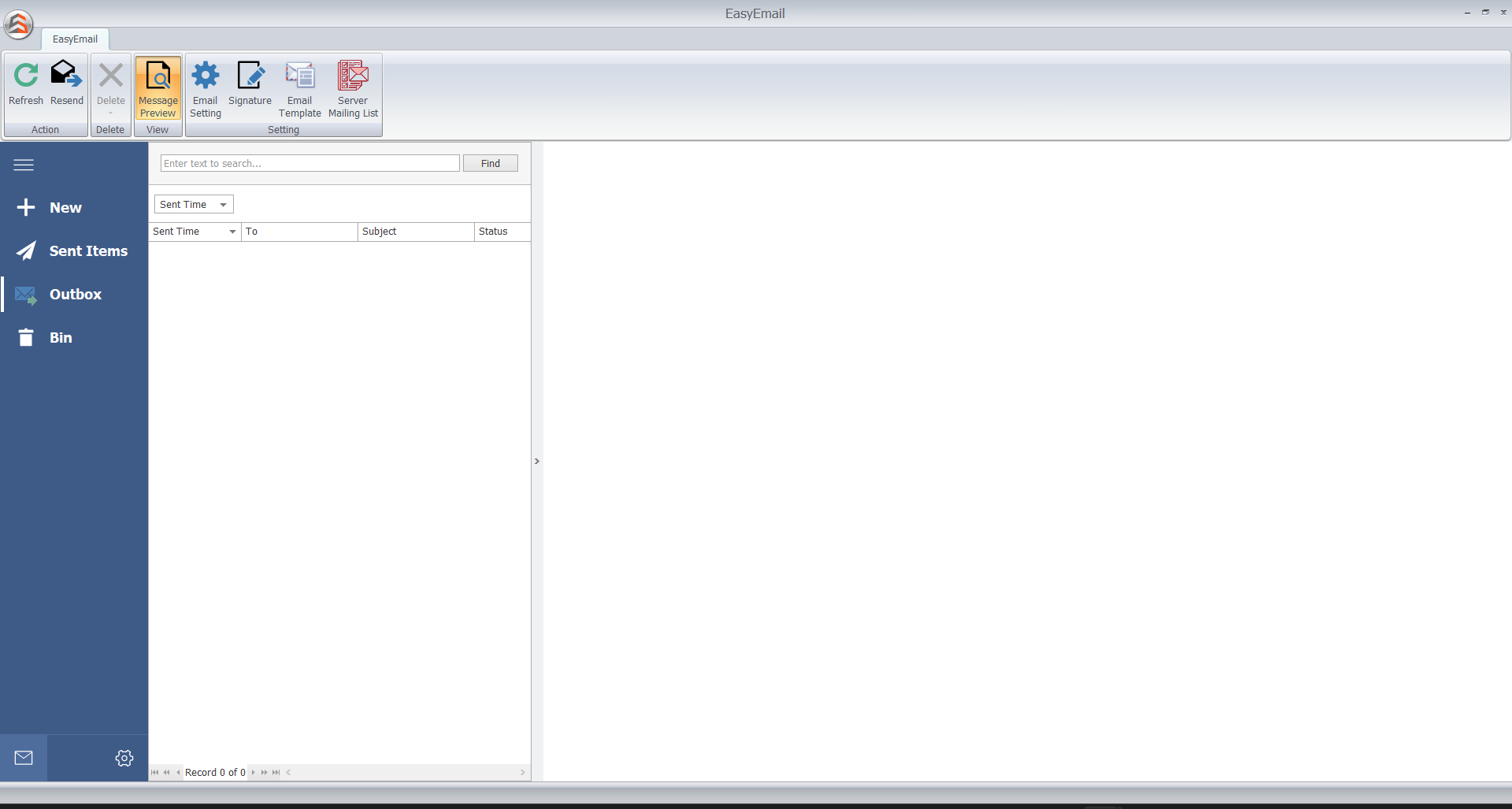 Easy Email Menu 